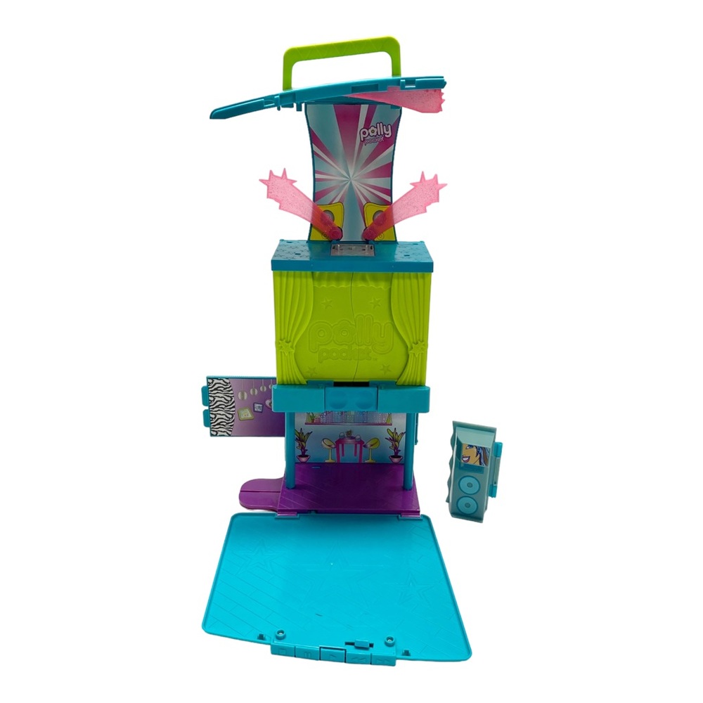 Polly Pocket Pop N Lock World Rockin' Magic Fashion Stage Playset Dollhouse Toy